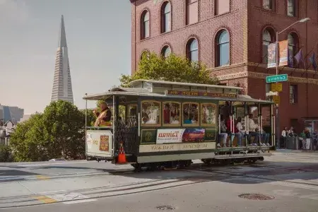 Seilbahn auf Nob Hill